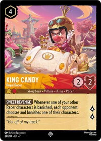 King Candy - Royal Racer - Archazia's Island (7) #20/204 - Super Rare Disney Lorcana Trading Card