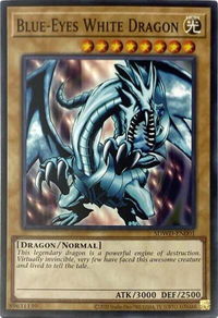 Blue-Eyes White Dragon (SDWD-EN001) (Unlimited Misprint) - Structure Deck: Blue-Eyes White Destiny (SDWD) #SDWD-EN001 - Common / Short Print YuGiOh Trading Card