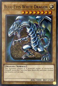Blue-Eyes White Dragon (SDWD-EN002) (Unlimited Misprint) - Structure Deck: Blue-Eyes White Destiny (SDWD) #SDWD-EN002 - Common / Short Print YuGiOh Trading Card
