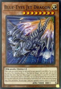 Blue-Eyes Jet Dragon (Unlimited Misprint) - Structure Deck: Blue-Eyes White Destiny (SDWD) #SDWD-EN006 - Common / Short Print YuGiOh Trading Card