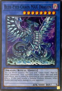 Blue-Eyes Chaos MAX Dragon (Unlimited Misprint) - Structure Deck: Blue-Eyes White Destiny (SDWD) #SDWD-EN009 - Common / Short Print YuGiOh Trading Card