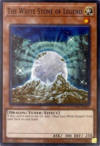 The White Stone of Legend (Unlimited Misprint) - Structure Deck: Blue-Eyes White Destiny (SDWD) #SDWD-EN011 - Common / Short Print YuGiOh Trading Card