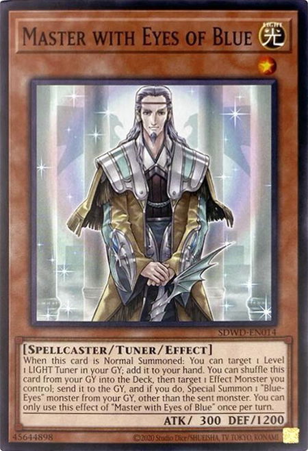 Master with Eyes of Blue (Unlimited Misprint) - Structure Deck: Blue-Eyes White Destiny YuGiOh trading card