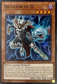 Dictator of D. (Unlimited Misprint) - Structure Deck: Blue-Eyes White Destiny (SDWD) #SDWD-EN015 - Common / Short Print YuGiOh Trading Card