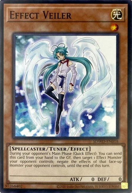 Effect Veiler (Unlimited Misprint) - Structure Deck: Blue-Eyes White Destiny YuGiOh trading card