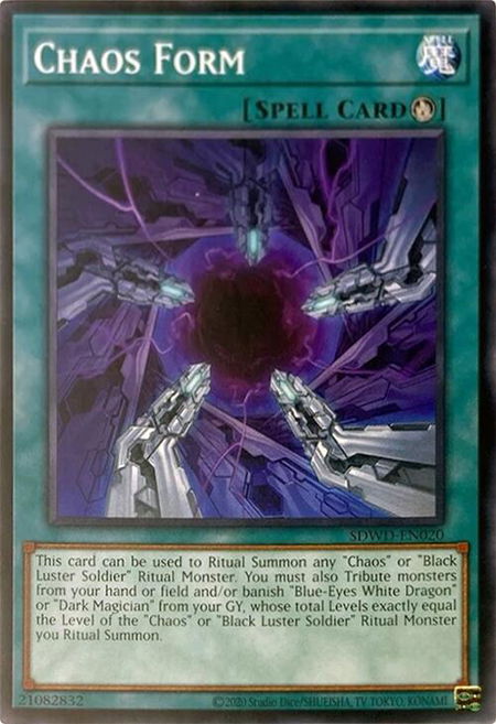 Chaos Form (Unlimited Misprint) - Structure Deck: Blue-Eyes White Destiny YuGiOh trading card