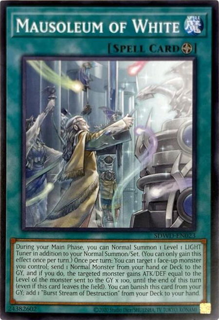 Mausoleum of White (Unlimited Misprint) - Structure Deck: Blue-Eyes White Destiny YuGiOh trading card