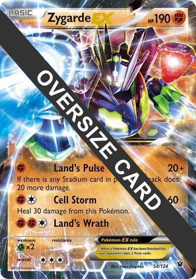 Zygarde EX - 54/124 trading card from Jumbo Cards Zygarde EX - 54/124 - Jumbo Cards Pokémon trading card