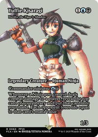 Yuffie Kisaragi - Yuriko, the Tiger's Shadow (Showcase) - FINAL FANTASY: Through the Ages (FCA) #60 - Rare Magic: The Gathering Trading Card