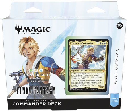 FINAL FANTASY Commander Deck - FINAL FANTASY X Counter Blitz (Collector's Edition) trading card from Commander: FINAL FANTASY FINAL FANTASY Commander Deck - FINAL FANTASY X Counter Blitz (Collector's Edition) - Commander: FINAL FANTASY Magic: The Gathering trading card