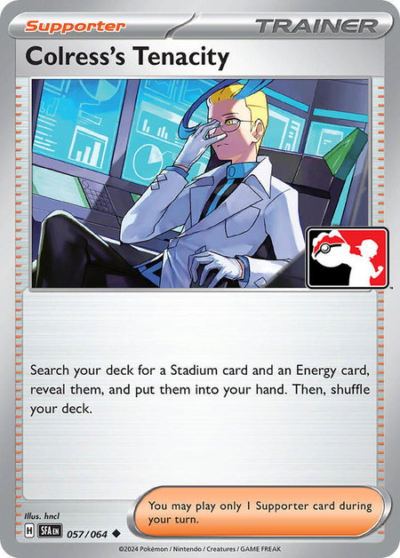 Colress's Tenacity - Prize Pack Series Cards Pokémon trading card