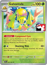 Galvantula - Prize Pack Series Cards  #002/064 - Uncommon Pokémon Trading Card