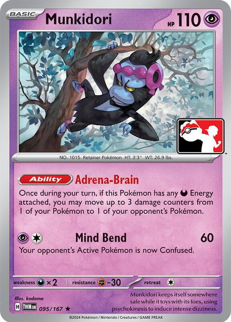 Munkidori - Prize Pack Series Cards Pokémon trading card