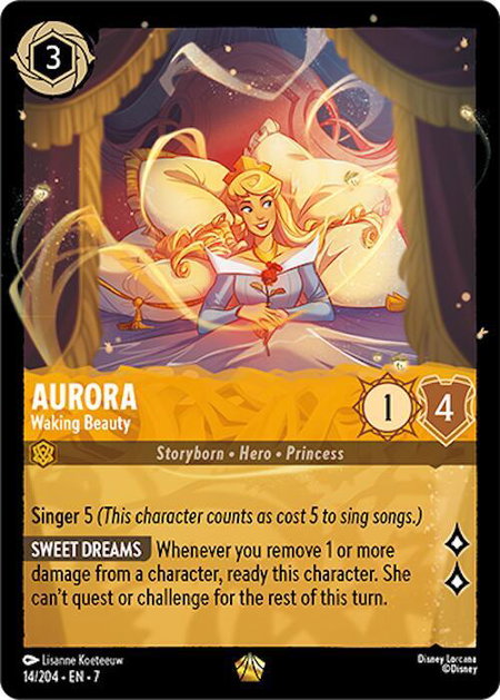 Aurora - Waking Beauty - Archazia's Island Disney Lorcana trading card