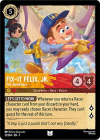 Fix-It Felix, Jr. - Pint-Sized Hero - Archazia's Island (7) #22/204 - Uncommon Disney Lorcana Trading Card