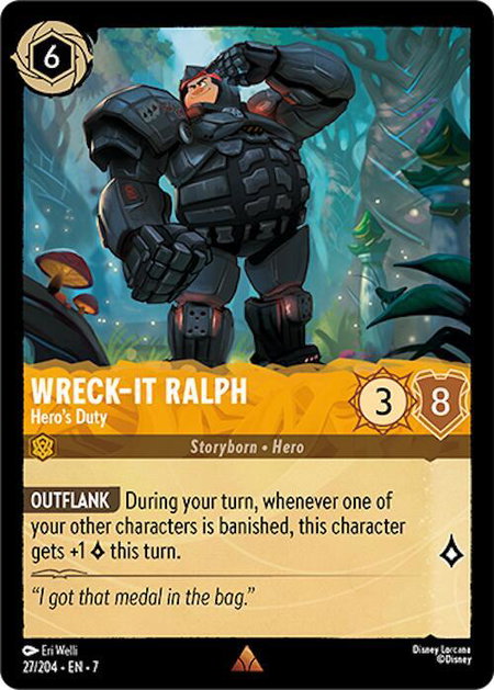 Wreck-It Ralph - Hero's Duty - Archazia's Island Disney Lorcana trading card