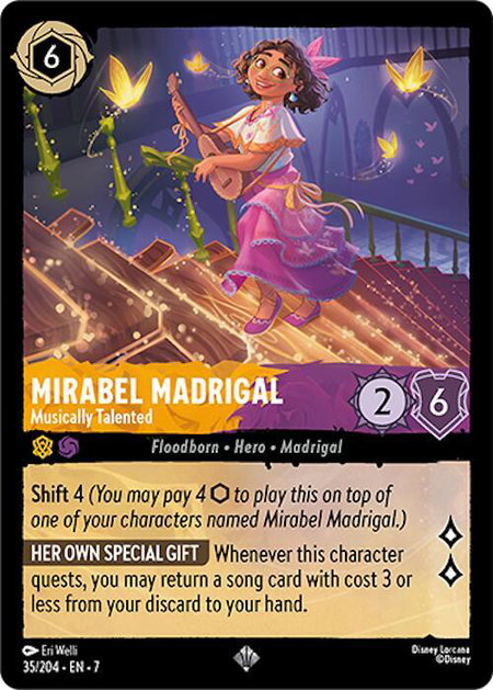 Mirabel Madrigal - Musically Talented - Archazia's Island Disney Lorcana trading card