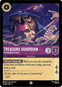 Treasure Guardian - Foreboding Sentry - Archazia's Island (7) #47/204 - Common Disney Lorcana Trading Card