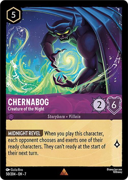 Chernabog - Creature of the Night - Archazia's Island Disney Lorcana trading card