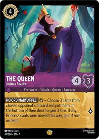 The Queen - Jealous Beauty - Archazia's Island (7) #74/204 - Legendary Disney Lorcana Trading Card