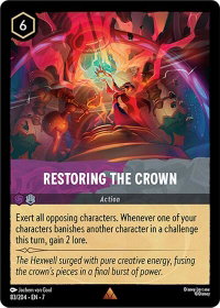 Restoring the Crown - Archazia's Island (7) #83/204 - Rare Disney Lorcana Trading Card