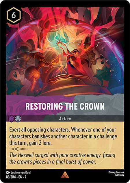 Restoring the Crown - Archazia's Island Disney Lorcana trading card