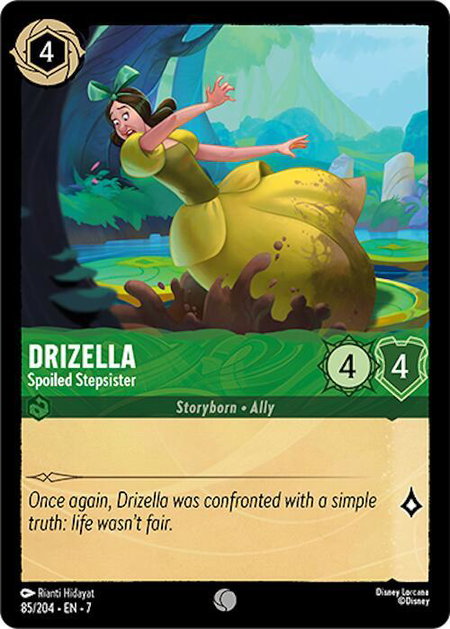 Drizella - Spoiled Stepsister - Archazia's Island Disney Lorcana trading card