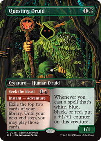 Questing Druid - Secret Lair Showdown (SLP) #38 - Promo Magic: The Gathering Trading Card