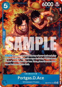 Portgas.D.Ace (TR) - Royal Blood (OP10) #OP08-052 - Treasure Rare One Piece Trading Card