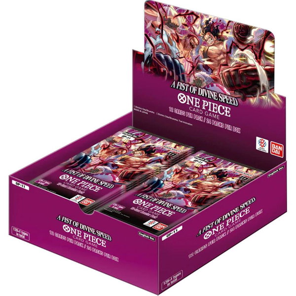 A Fist of Divine Speed Booster Box - A Fist of Divine Speed One Piece trading card