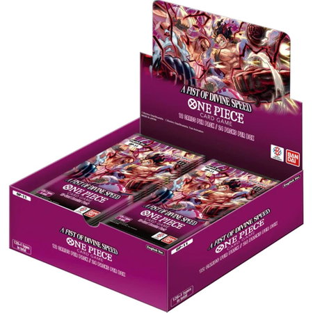 A Fist of Divine Speed Booster Box - A Fist of Divine Speed One Piece trading card