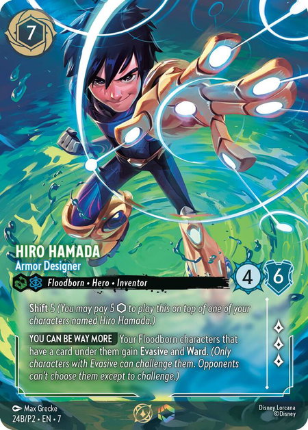 Hiro Hamada - Armor Designer (Store Championship) - Disney Lorcana Promo Cards Disney Lorcana trading card