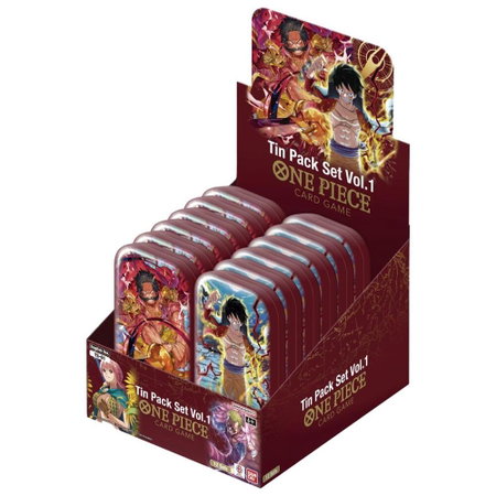 One Piece Tin Pack Set Vol. 1 Display - One Piece Promotion Cards One Piece trading card