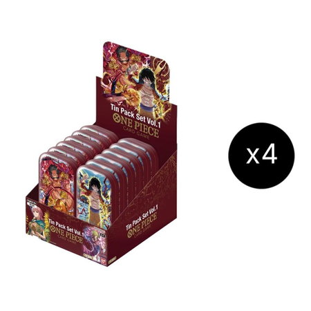 One Piece Tin Pack Set Vol. 1 Display Case trading card from One Piece Promotion Cards One Piece Tin Pack Set Vol. 1 Display Case - One Piece Promotion Cards One Piece trading card