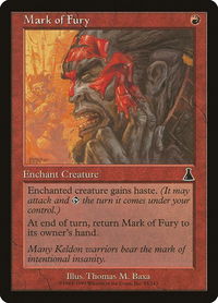 Mark of Fury - Urza's Destiny (UDS) #93 - Common Magic: The Gathering Trading Card