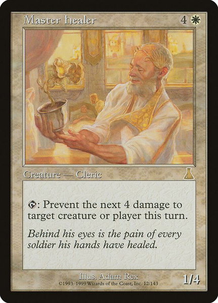 Master Healer - Urza's Destiny Magic: The Gathering trading card