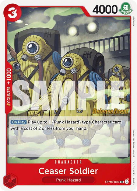 Ceaser Soldier - Royal Blood Release Event Cards One Piece trading card