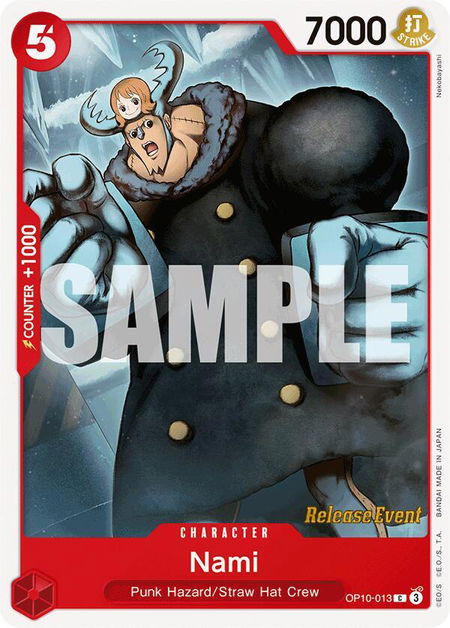 Nami (013) - Royal Blood Release Event Cards One Piece trading card