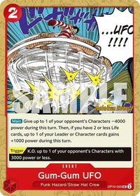 Gum-Gum UFO - Royal Blood Release Event Cards (OP10 RE) #OP10-020 - Uncommon One Piece Trading Card