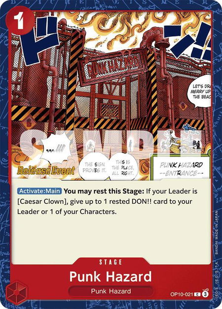 Punk Hazard - Royal Blood Release Event Cards One Piece trading card