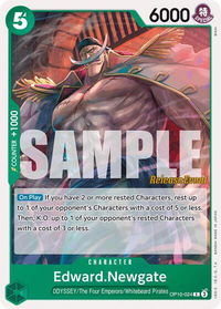 Edward.Newgate - Royal Blood Release Event Cards (OP10 RE) #OP10-024 - Common One Piece Trading Card