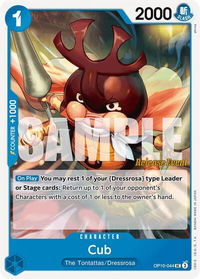 Cub - Royal Blood Release Event Cards (OP10 RE) #OP10-044 - Uncommon One Piece Trading Card