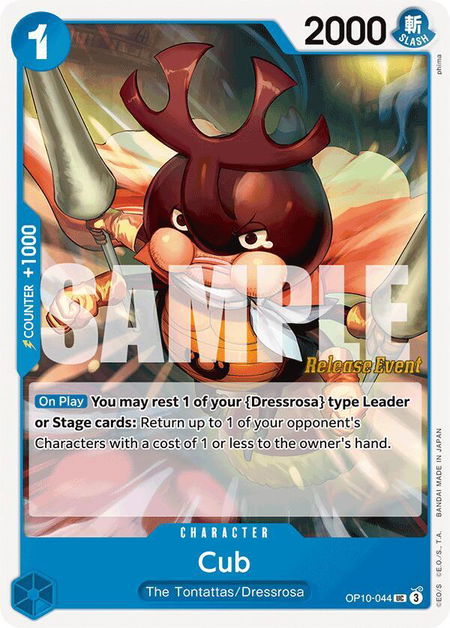 Cub - Royal Blood Release Event Cards One Piece trading card