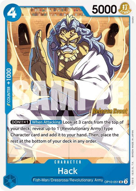 Hack - Royal Blood Release Event Cards One Piece trading card