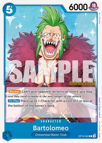 Bartolomeo - Royal Blood Release Event Cards (OP10 RE) #OP10-052 - Common One Piece Trading Card