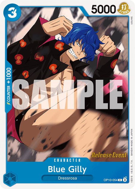 Blue Gilly - Royal Blood Release Event Cards One Piece trading card