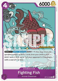 Fighting Fish - Royal Blood Release Event Cards (OP10 RE) #OP10-069 - Common One Piece Trading Card