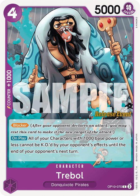 Trebol - Royal Blood Release Event Cards One Piece trading card
