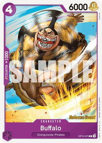 Buffalo - Royal Blood Release Event Cards (OP10 RE) #OP10-073 - Common One Piece Trading Card