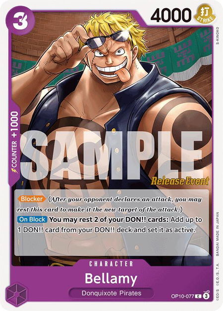Bellamy - Royal Blood Release Event Cards One Piece trading card